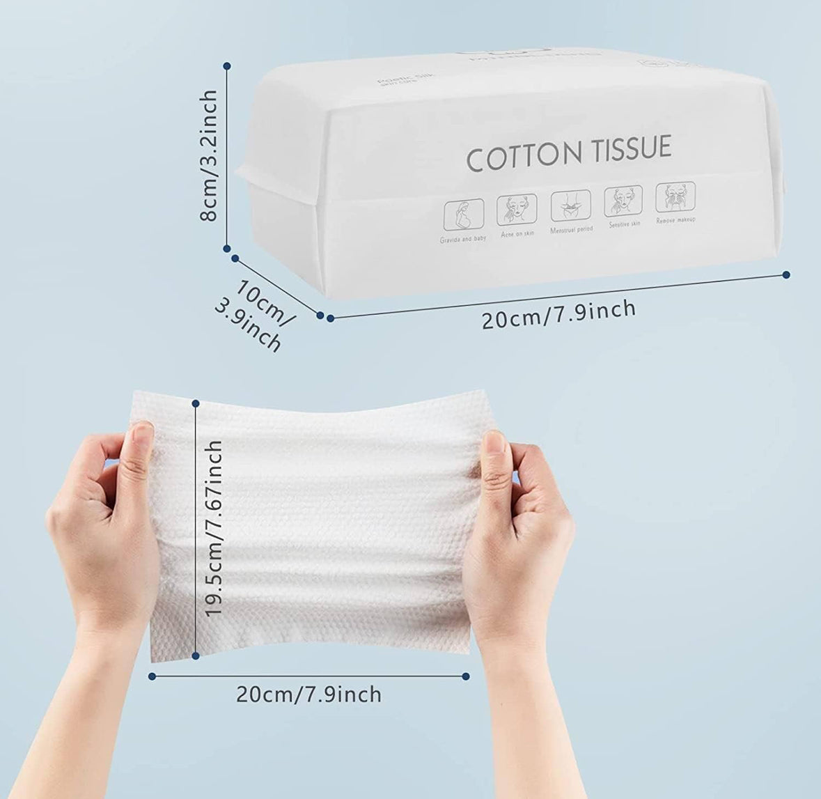 Cotton Facial Tissue