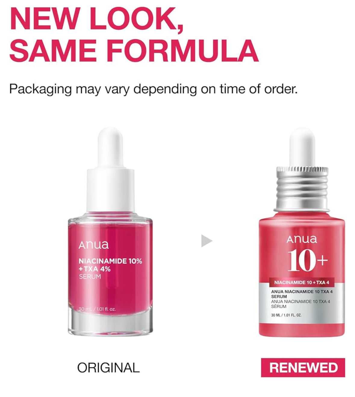 ANUA NIACINAMIDE10% + TXA 4% DARK SPOT REMOVING SERUM 30mL