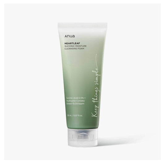 ANUA Heartleaf Succinic Moisture Cleansing Foam 150ml