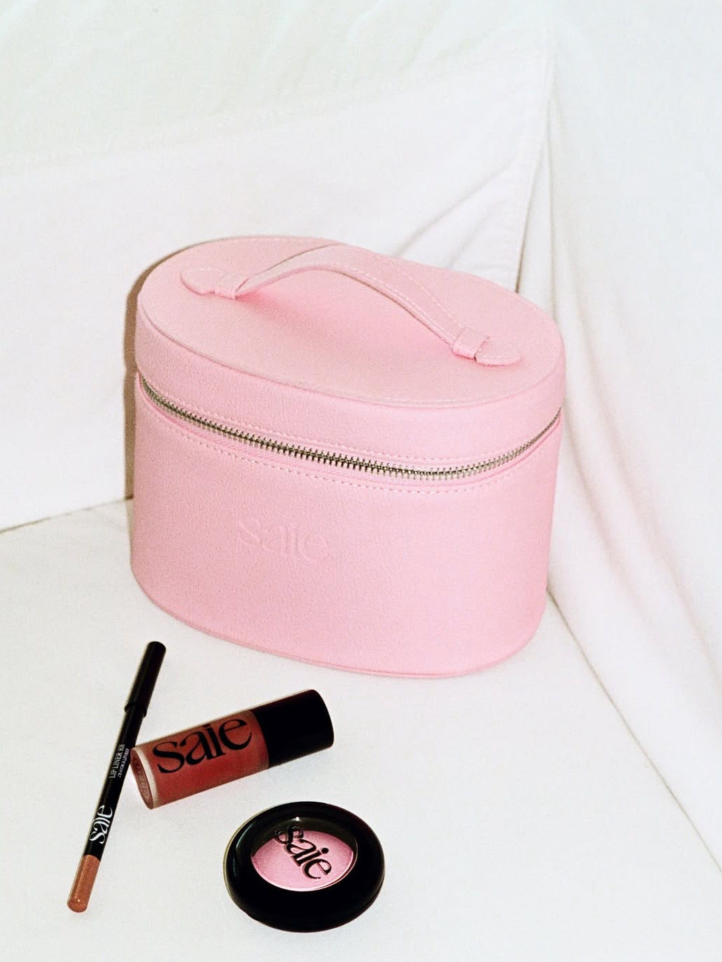 SAIE MINI VANITY BAG LIGHT PINK