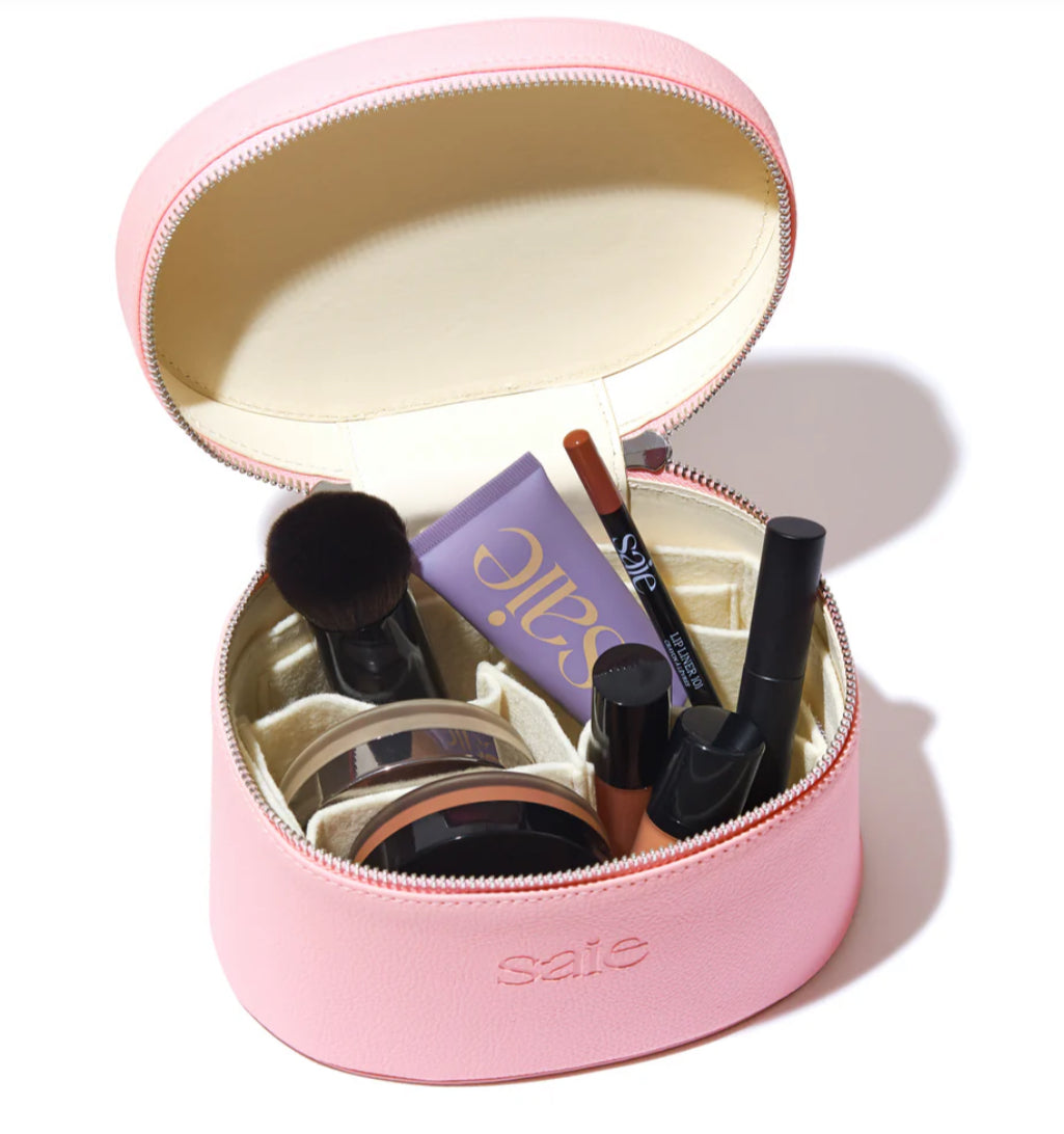 SAIE MINI VANITY BAG LIGHT PINK