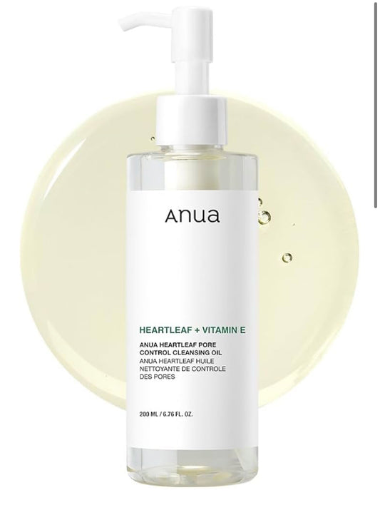 ANUA Heartleaf Pore Control Cleansing Oil Korean Facial Cleanser