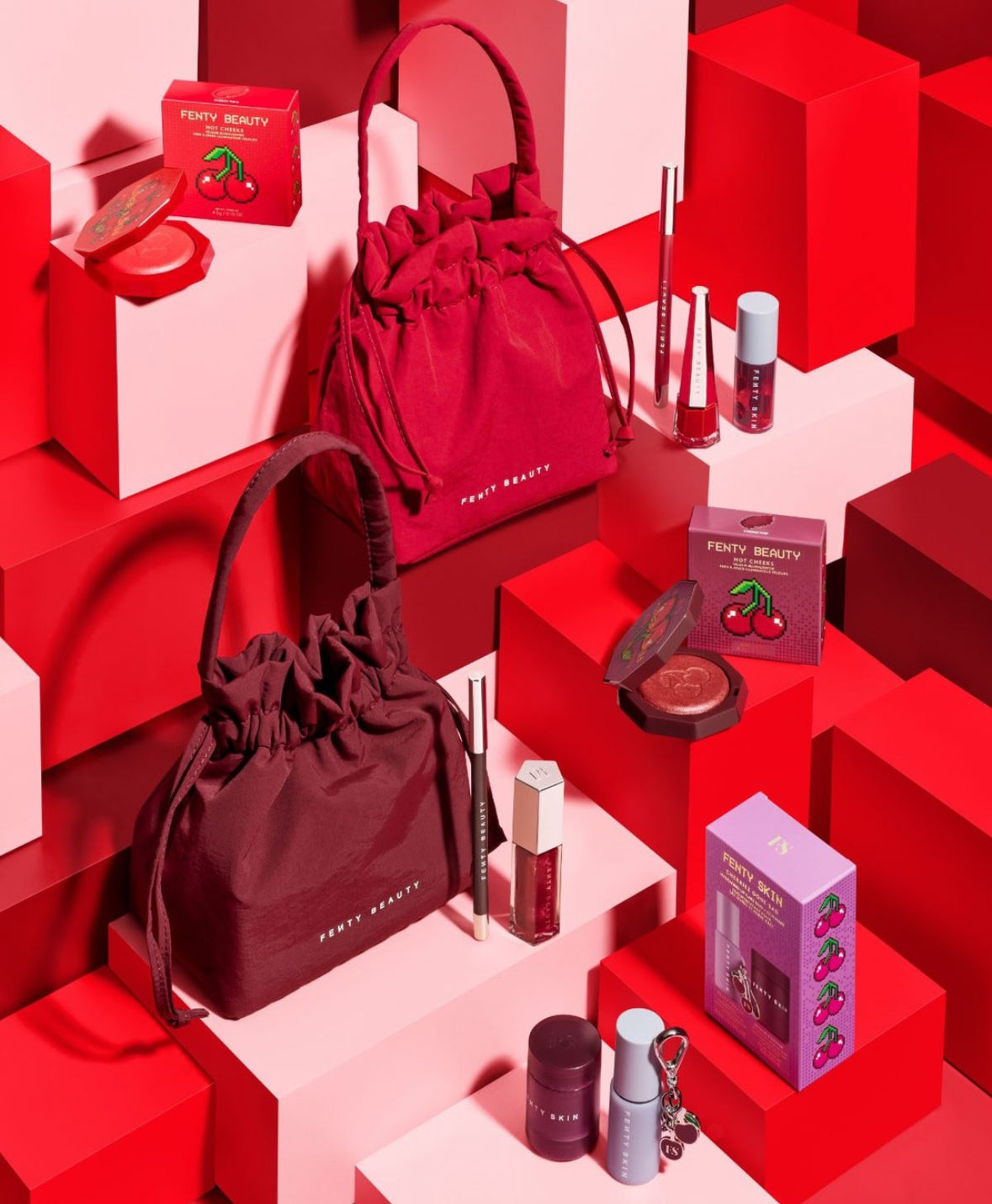 Fenty Beauty by Rihanna
Chocolate Cherriez 2-Piece Lip Set + Pouch