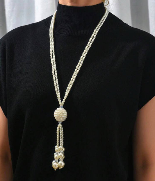 Long Pearl Necklace