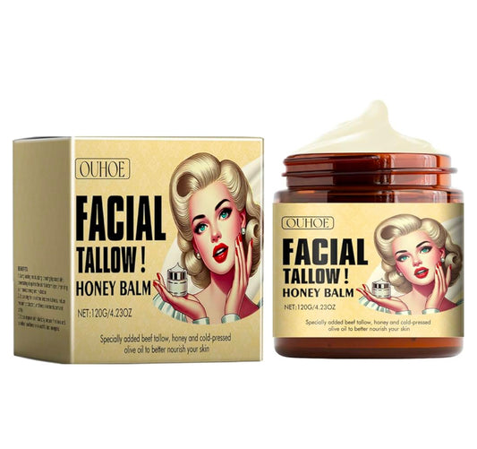 Facial tallow honey balm