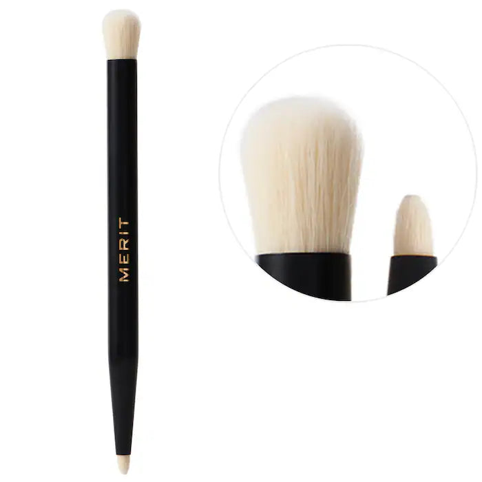MERIT
Brush No. 2 Double Sided Eyeshadow Brush