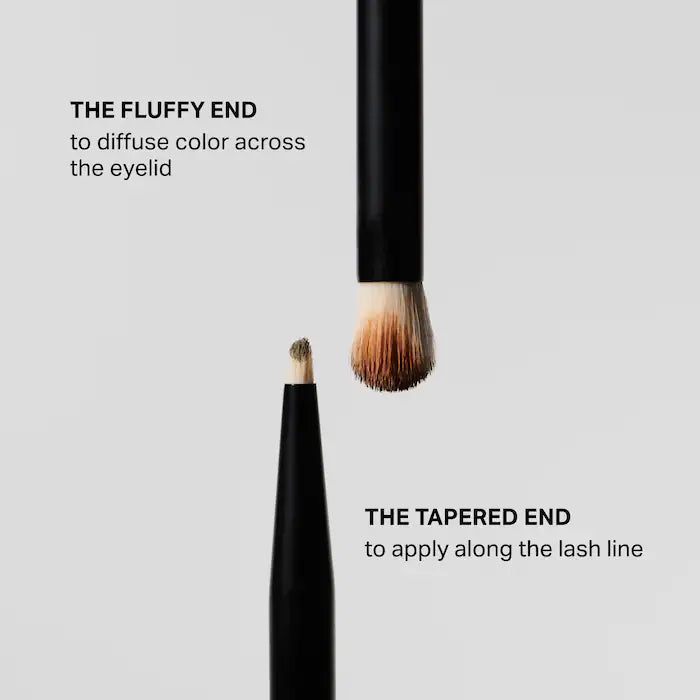 MERIT
Brush No. 2 Double Sided Eyeshadow Brush