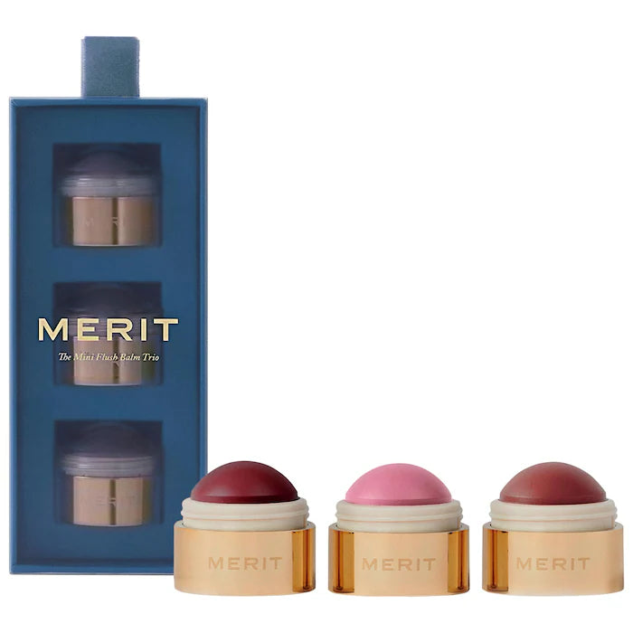 MERIT
Mini Flush Balm Cream Blush Trio Set (LIMITED EDITION)