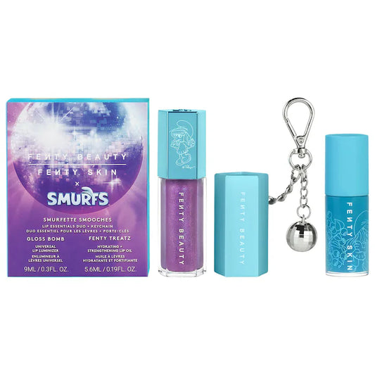 Fenty Beauty by Rihanna 
Smurfette Smooches Lip Essentials Duo + Keychain