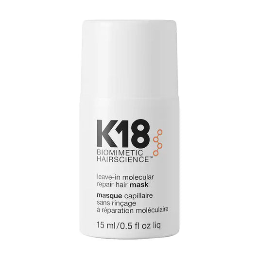 K18 Biomimetic Hairscience
Mini Leave-In Molecular Repair Hair Mask