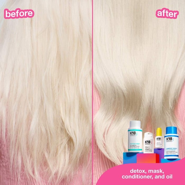 K18 Biomimetic Hairscience
Mini Leave-In Molecular Repair Hair Mask