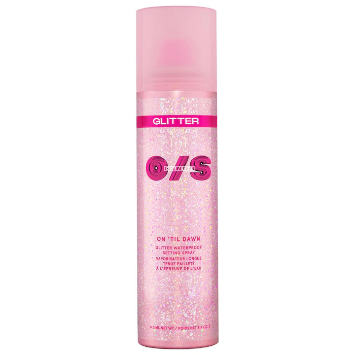One Size On 'Til Dawn Mattifying Waterproof Setting Spray(GLITTER FINISH)