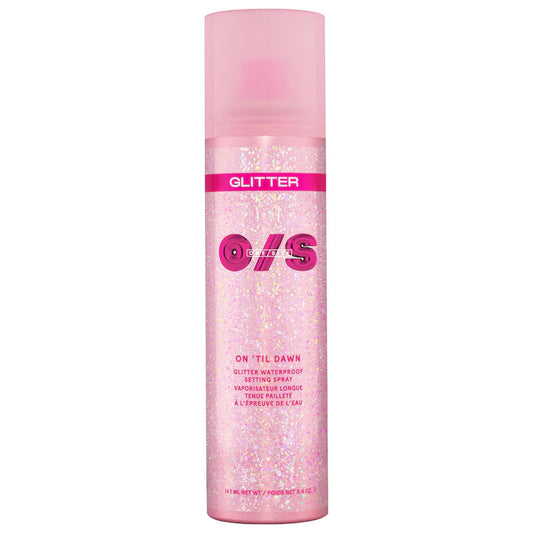 One Size On 'Til Dawn Mattifying Waterproof Setting Spray(GLITTER FINISH)