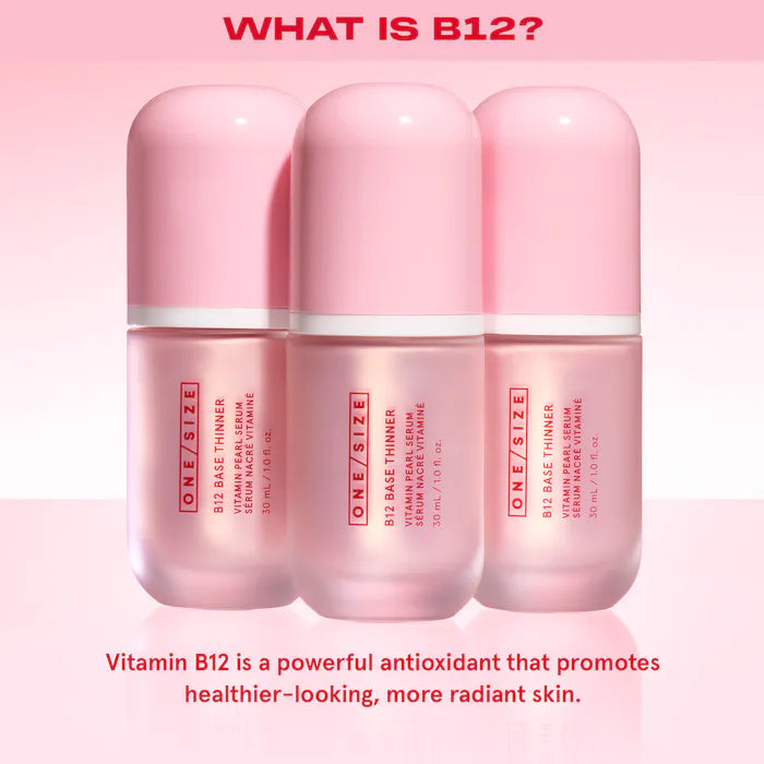 One size B12 Base Thinner Luminous Vitamin Pearl Boosting Serum