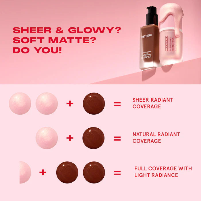 One size B12 Base Thinner Luminous Vitamin Pearl Boosting Serum