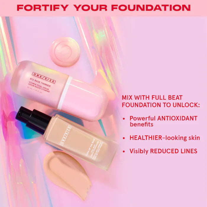 One size B12 Base Thinner Luminous Vitamin Pearl Boosting Serum