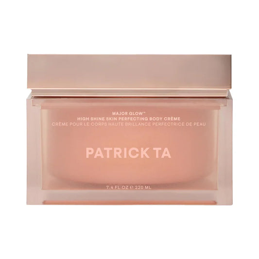PATRICK TA 
Major Glow High Shine Skin Perfecting Body Crème
