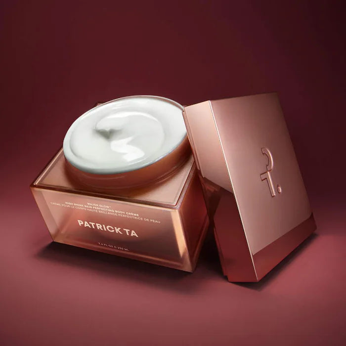 PATRICK TA 
Major Glow High Shine Skin Perfecting Body Crème