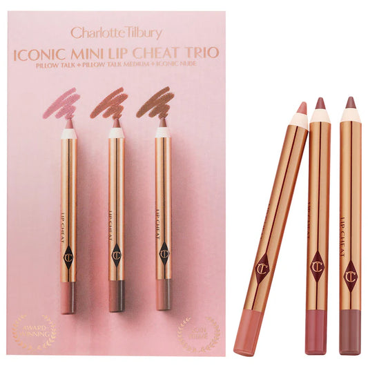 Charlotte Tilbury 
Mini Iconic Lip Cheat Lip Liner Trio