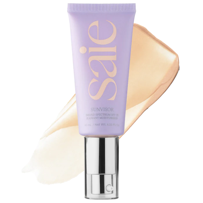 Saie
Mini Sunvisor Radiant Moisturizing Face Sunscreen SPF 35