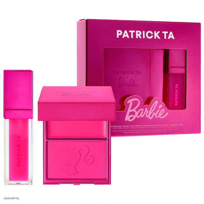 PATRICK TA x BARBIE BLUSH & LIP PLUMP SET