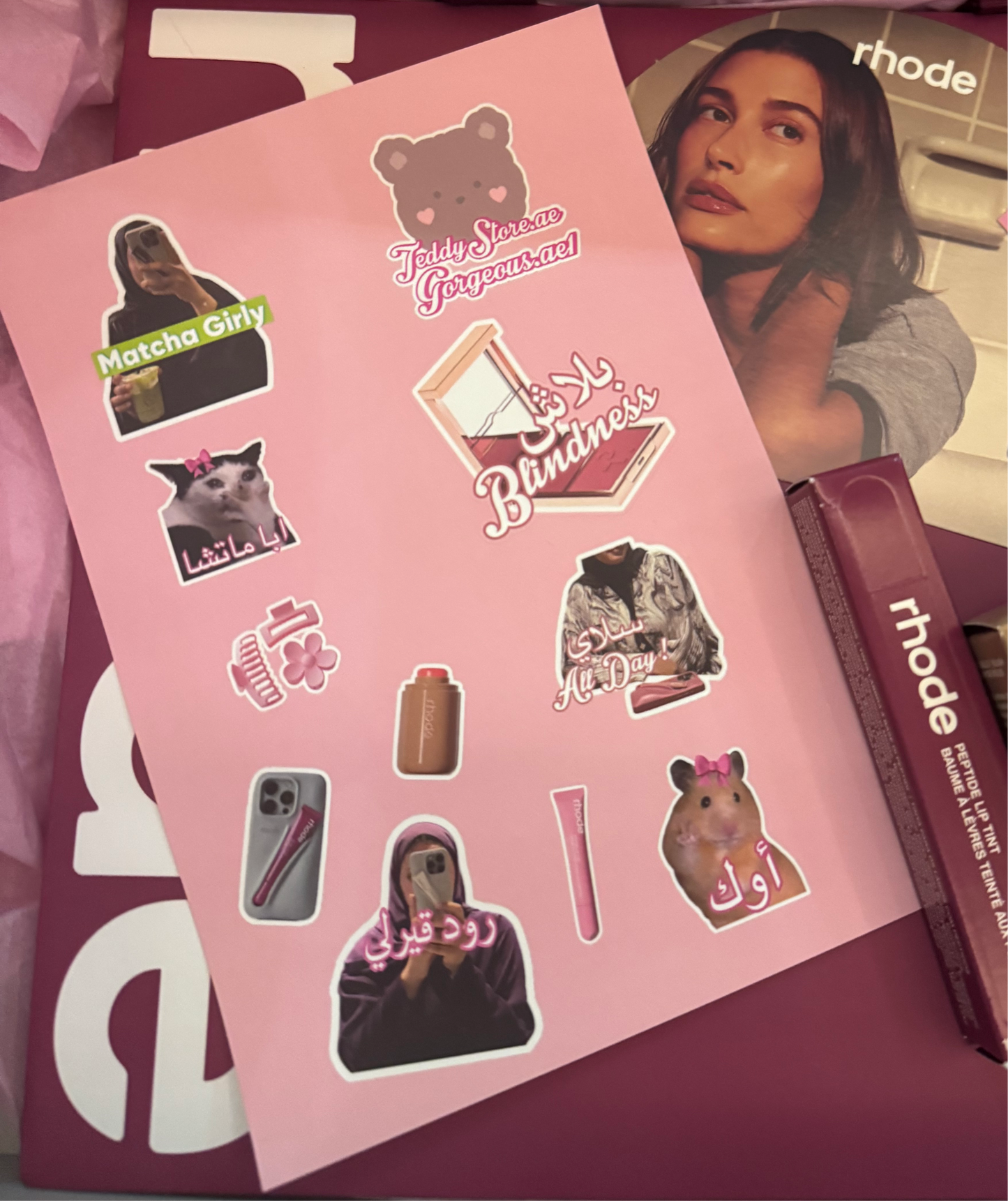 TEDDY STORE X GORGEOUS ABAYA STICKERS