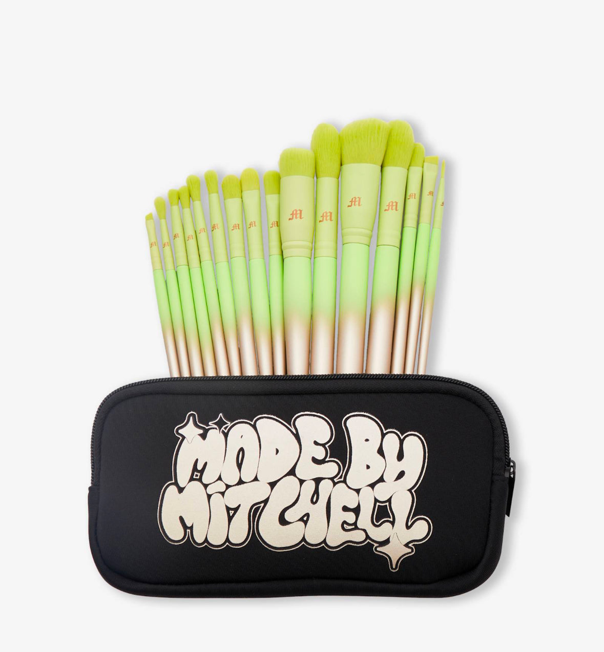 MADE BY MITCHELL  
16 PIECE OMBRE BRUSH SET & POUCH