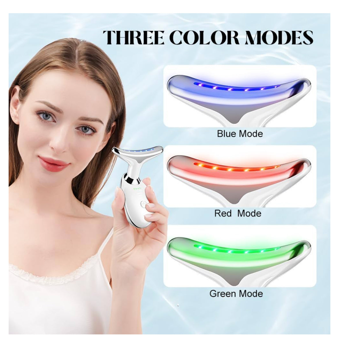 Neck & Face Massager Face Sculpting Tool & light therapy