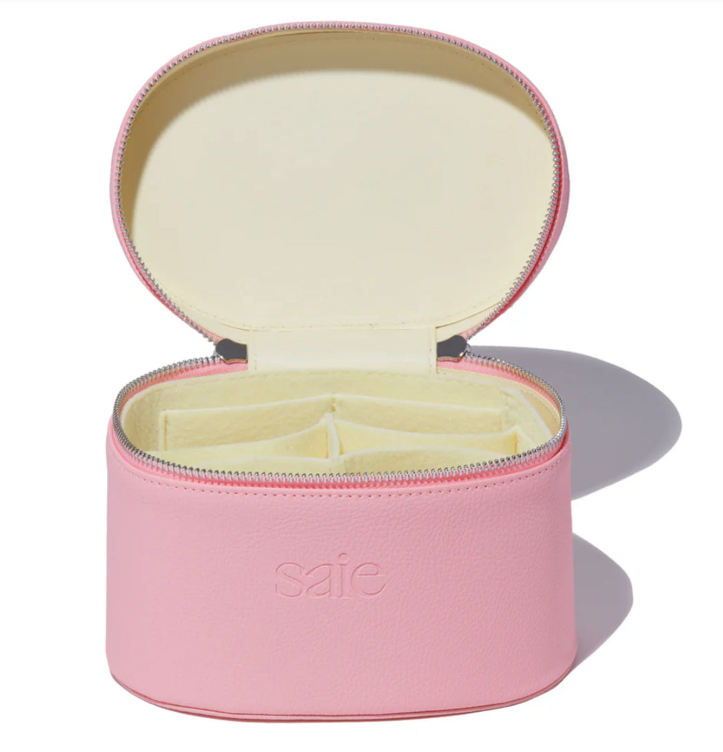 SAIE MINI VANITY BAG LIGHT PINK
