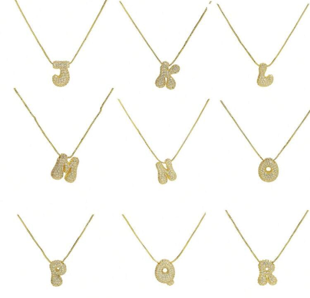 Letter Necklace(Golden color)