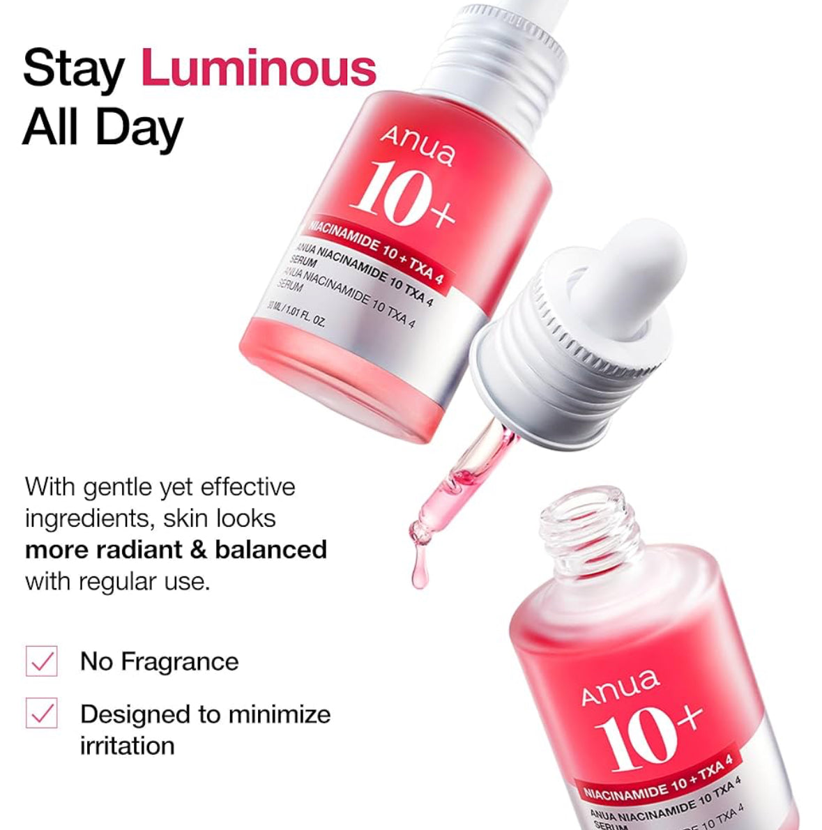 ANUA NIACINAMIDE10% + TXA 4% DARK SPOT REMOVING SERUM 30mL