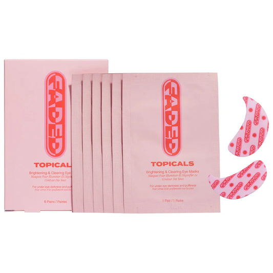 Topicals
Faded Under Eye Brightening & Clearing Eye Masks