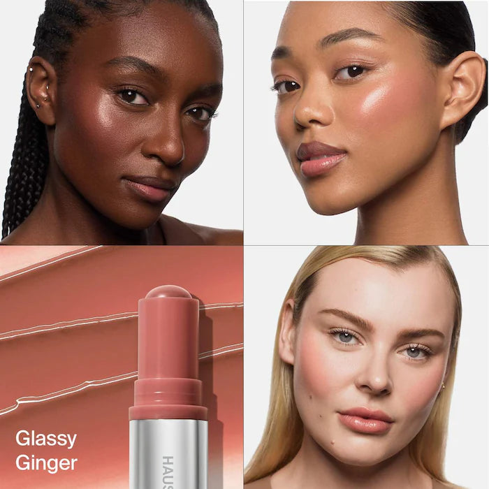 HAUS LABS BY LADY GAGA
Color Fuse Longwear Hydrating Glassy Lip + Cheek Blush Balm Stick