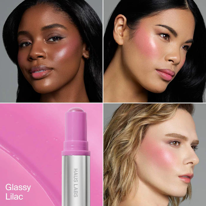 HAUS LABS BY LADY GAGA
Color Fuse Longwear Hydrating Glassy Lip + Cheek Blush Balm Stick