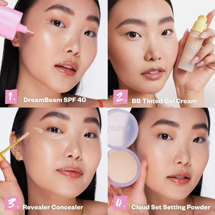 Kosas
DreamBeam Silicone-Free Mineral Sunscreen SPF 40 with Ceramides and Peptides