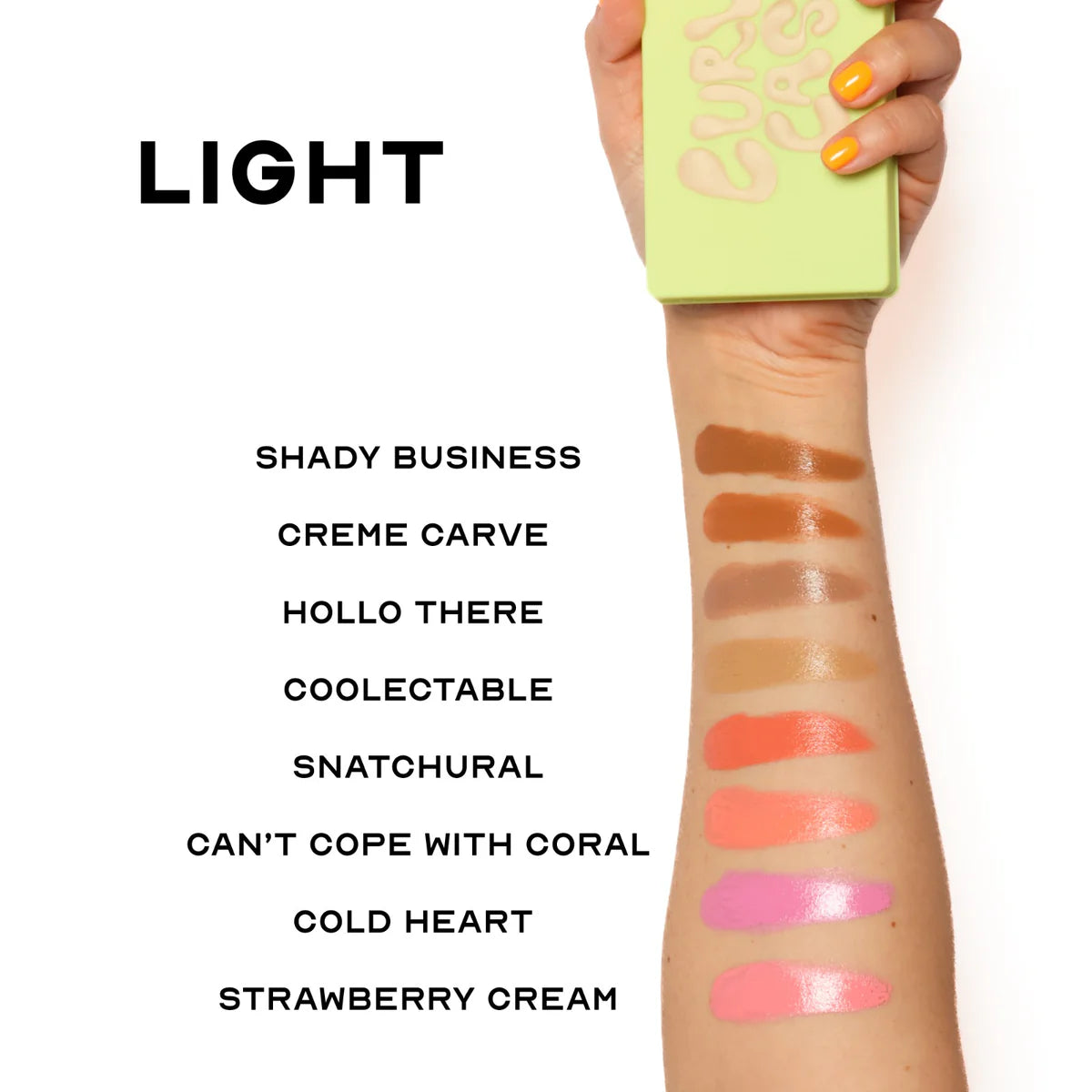 MADE BY MITCHELL BLUSH CURVE CASE CREAM MAKEUP PALETTE
