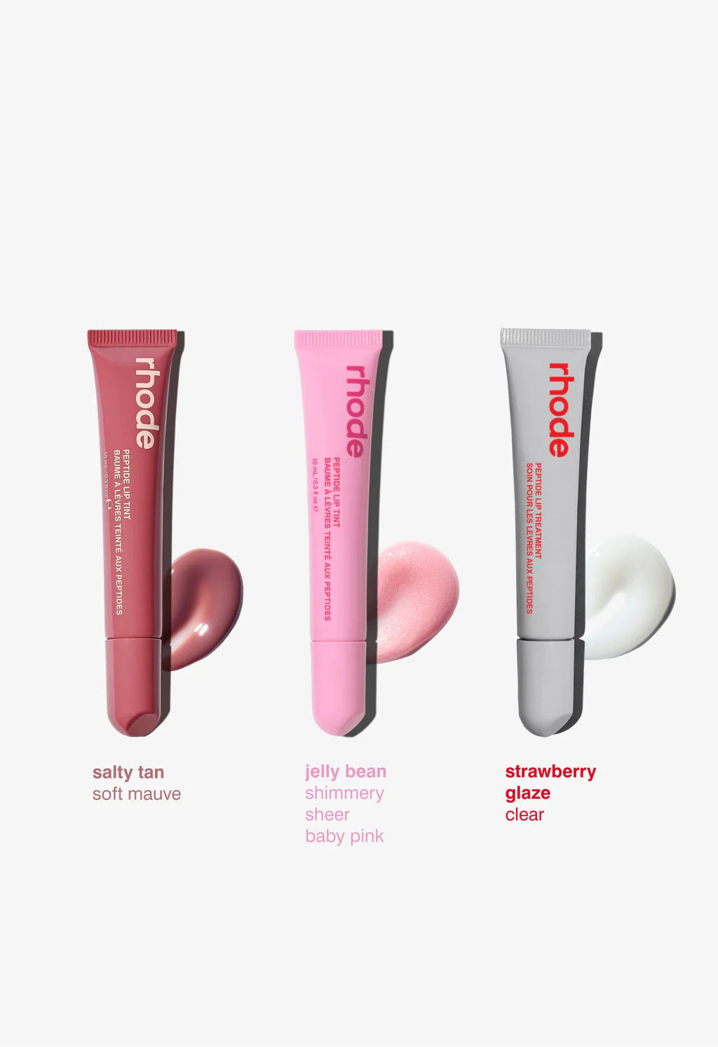 Rhode New The Peptide Lip Trio