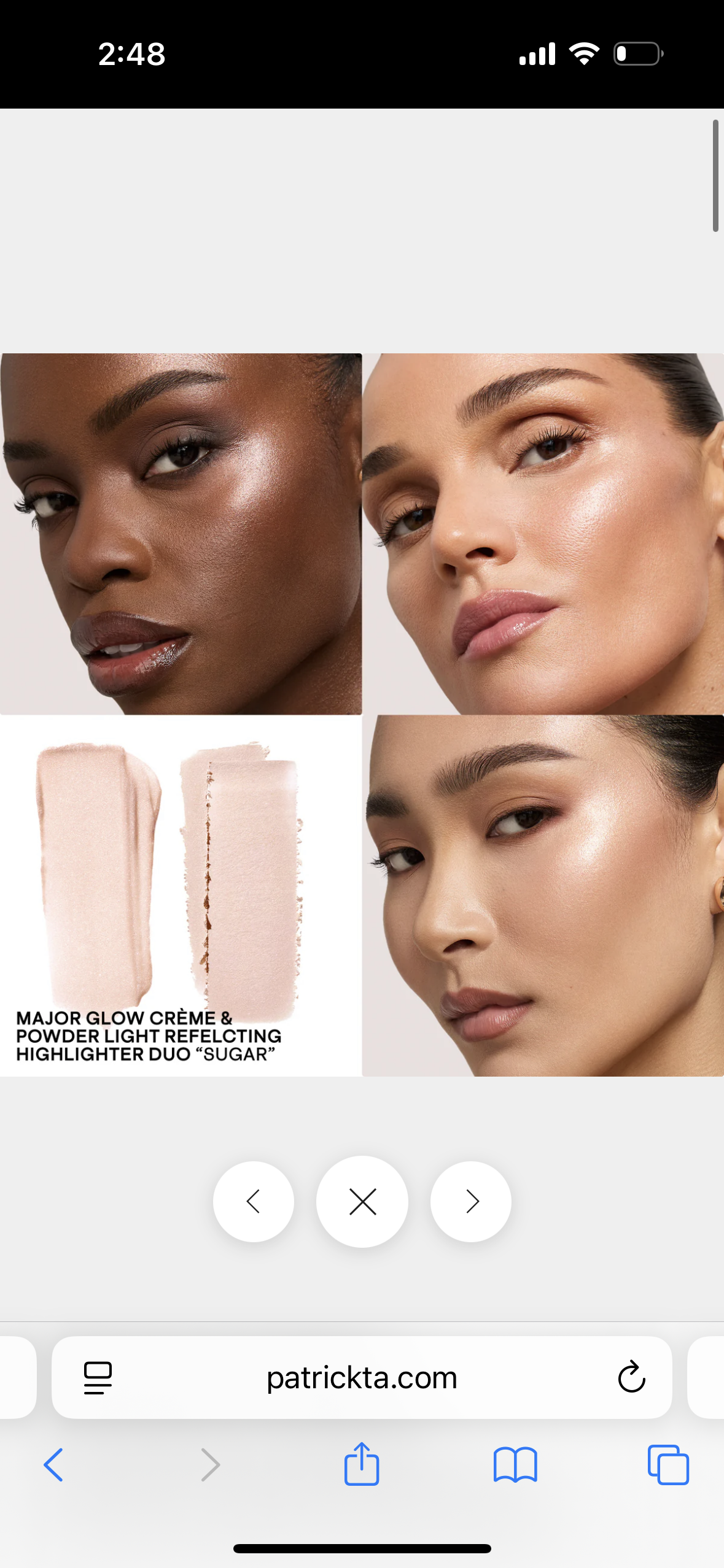 Patrick Ta Major Glow Crème & Powder Light Reflecting Translucent Highlighter Duo