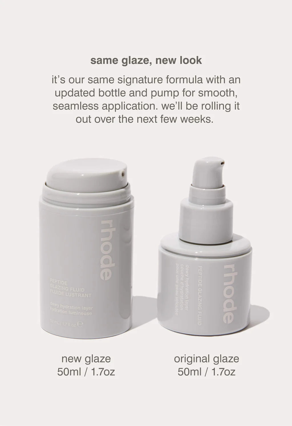 Peptide glazing fluid