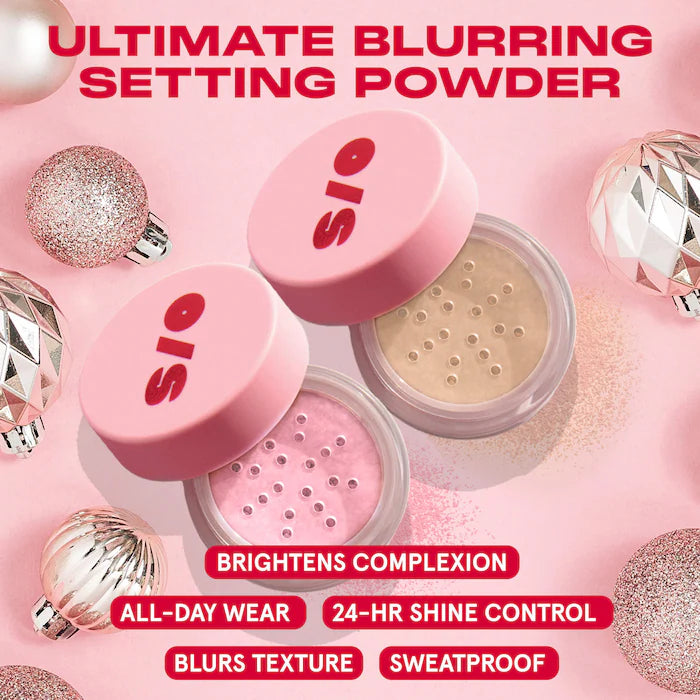 ONE/SIZE by Patrick Starrr 
Ultimate Blurring Setting Powder Blurred & Bright Travel Duo