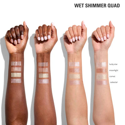Kylie cosmetics wet shimmer quad